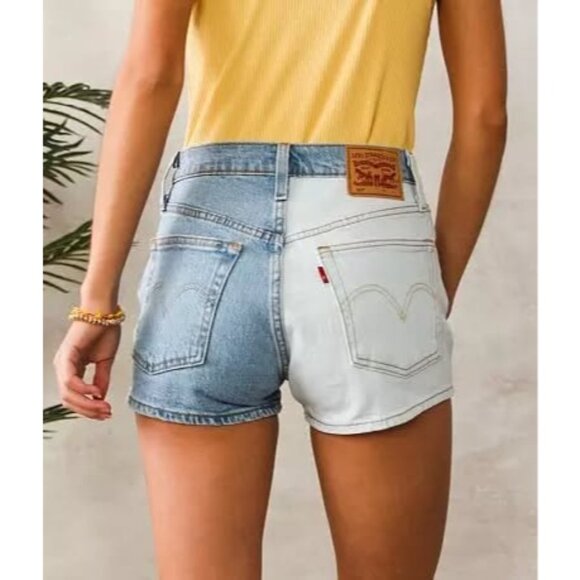 Levi's 501 Two Tone Shorts Women's Size 28 - Picture 2 of 9